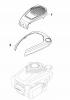 Global Garden Products GGP Baujahr 2017 Benzin Mit Antrieb 2017 MCS 504 TR 4S Ersatzteile Honda Engine Cover