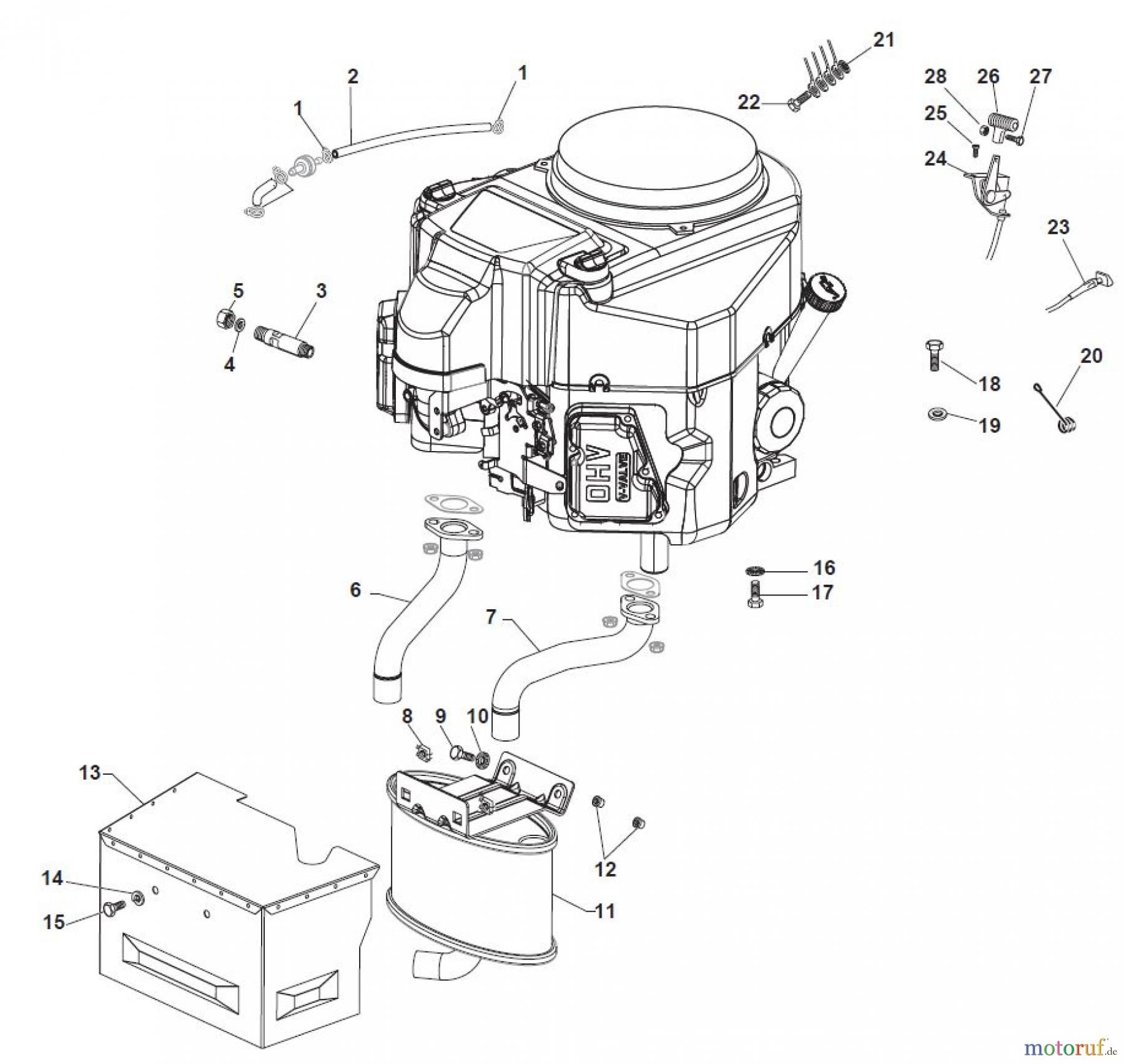 Global Garden Products GGP Aufsitzmäher Sammler Collecting 92cm 2017 NJS 92 Engine - Kawasaki FS 600 V