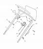 Global Garden Products GGP Baujahr 2017 Benzin Mit Antrieb 2017 MCS 504 TR/E Ersatzteile Handle, Upper Part