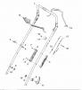 Global Garden Products GGP Baujahr 2017 Benzin Mit Antrieb 2017 MP1 504 SQ Ersatzteile Handle, Upper Part