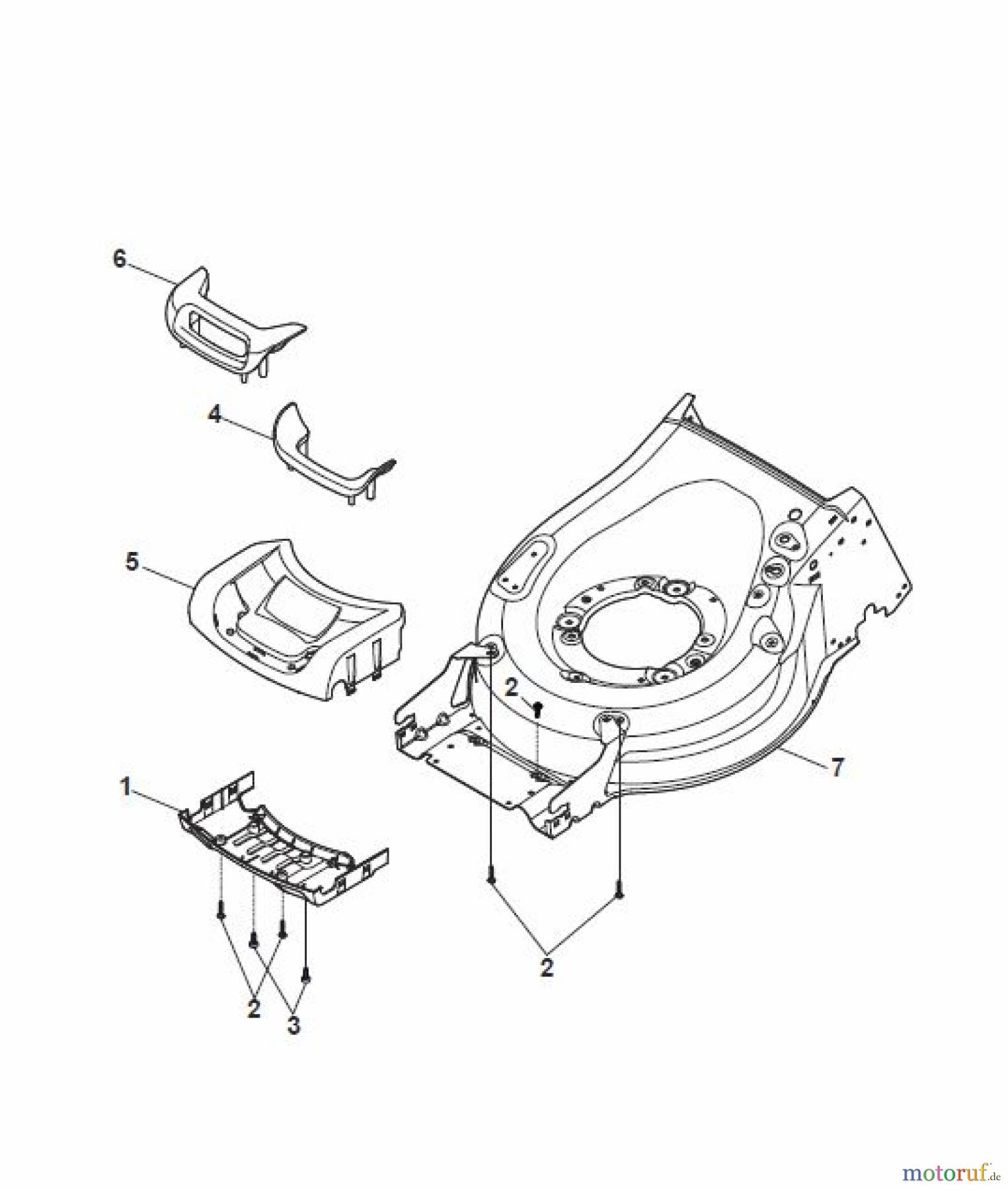 Global Garden Products GGP Rasenmäher Baujahr 2017 Benzin Mit Antrieb 2017 MP1 504 SQE Mask