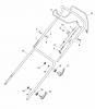 Global Garden Products GGP Baujahr 2017 Benzin Mit Antrieb 2017 MP1 504 SQE Ersatzteile Handle, Upper Part