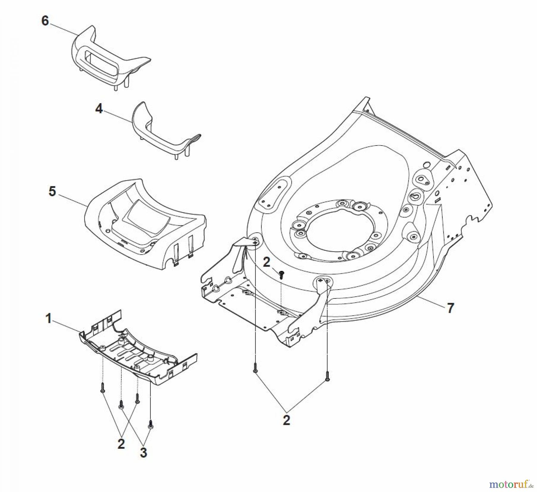 Global Garden Products GGP Rasenmäher Baujahr 2017 Benzin Mit Antrieb 2017 MP1 504 SV Mask