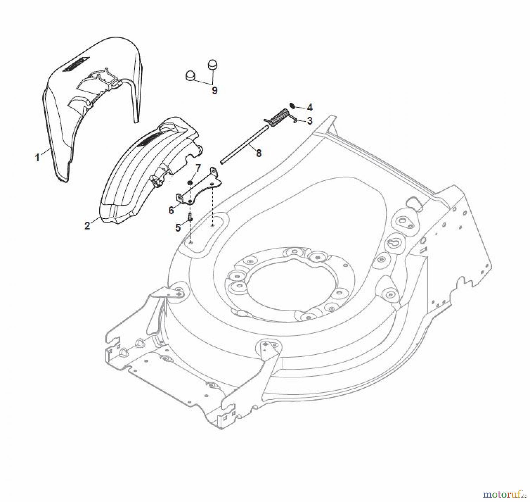 Global Garden Products GGP Rasenmäher Baujahr 2017 Benzin Mit Antrieb 2017 MP1 504 WSQ Ejection-Guard