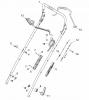 Global Garden Products GGP Baujahr 2017 Benzin Mit Antrieb 2017 MP1 504 WSVQE Ersatzteile Handle, Upper Part