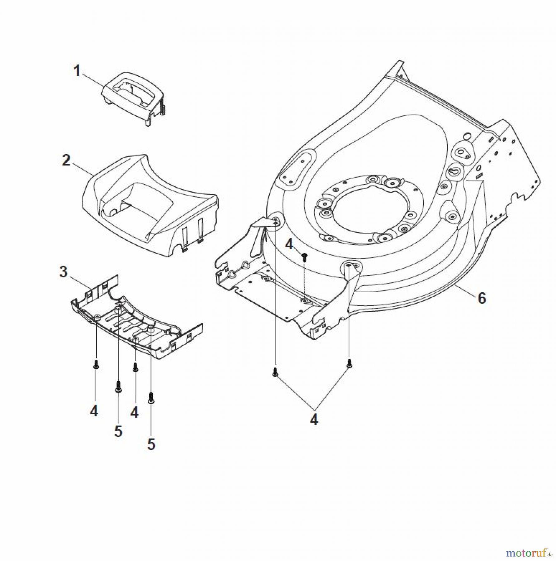 Global Garden Products GGP Rasenmäher Baujahr 2017 Benzin Mit Antrieb 2017 MP1 554 WS Mask