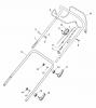 Global Garden Products GGP Baujahr 2017 Benzin Mit Antrieb 2017 MP1 554 WSE Ersatzteile Handle, Upper Part