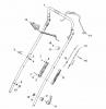 Global Garden Products GGP Baujahr 2017 Benzin Mit Antrieb 2017 MP1 554 WSQ Ersatzteile Handle, Upper Part