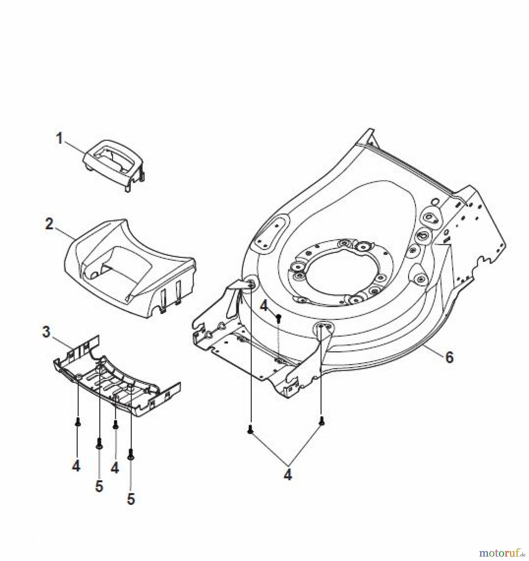 Global Garden Products GGP Rasenmäher Baujahr 2017 Benzin Mit Antrieb 2017 MP2 504 S-R (Roller) Mask