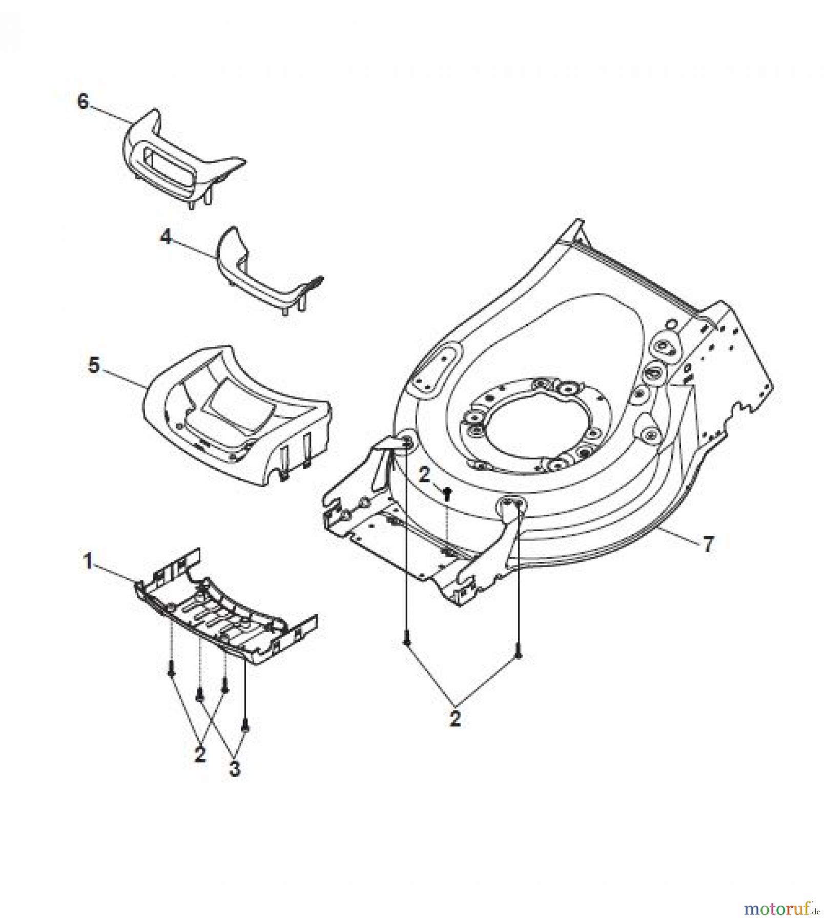 Global Garden Products GGP Rasenmäher Baujahr 2017 Benzin Mit Antrieb 2017 MP2 504 S-R (Roller) Mask