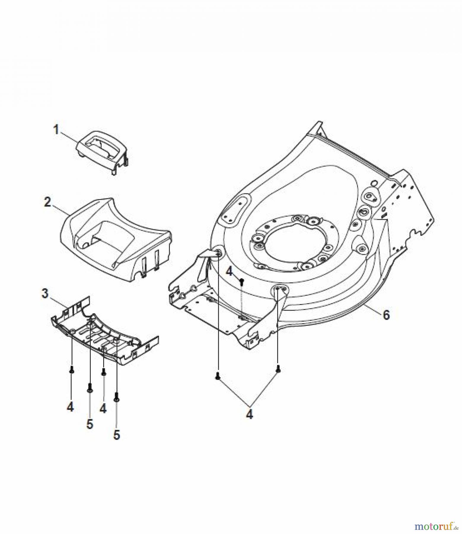 Global Garden Products GGP Rasenmäher Baujahr 2017 Benzin Mit Antrieb 2017 MP2 504 SVE-R (Roller) Mask