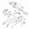 Global Garden Products GGP Baujahr 2017 Benzin Mit Antrieb 2017 MP2 554 SE-R (Roller) Ersatzteile Deck And Height Adjusting