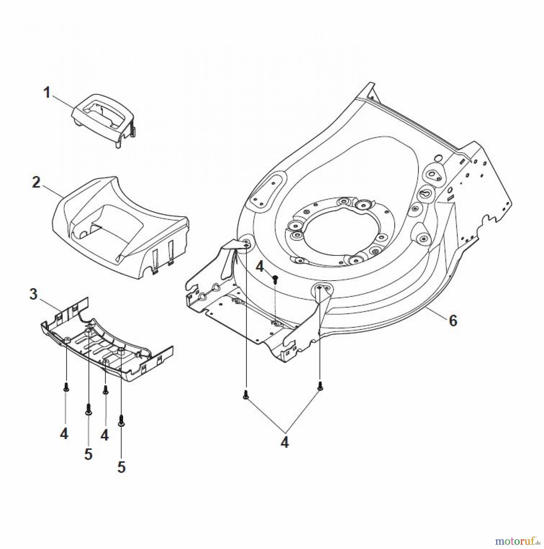Global Garden Products GGP Rasenmäher Baujahr 2017 Benzin Mit Antrieb 2017 MP2 554 SE-R (Roller) Mask