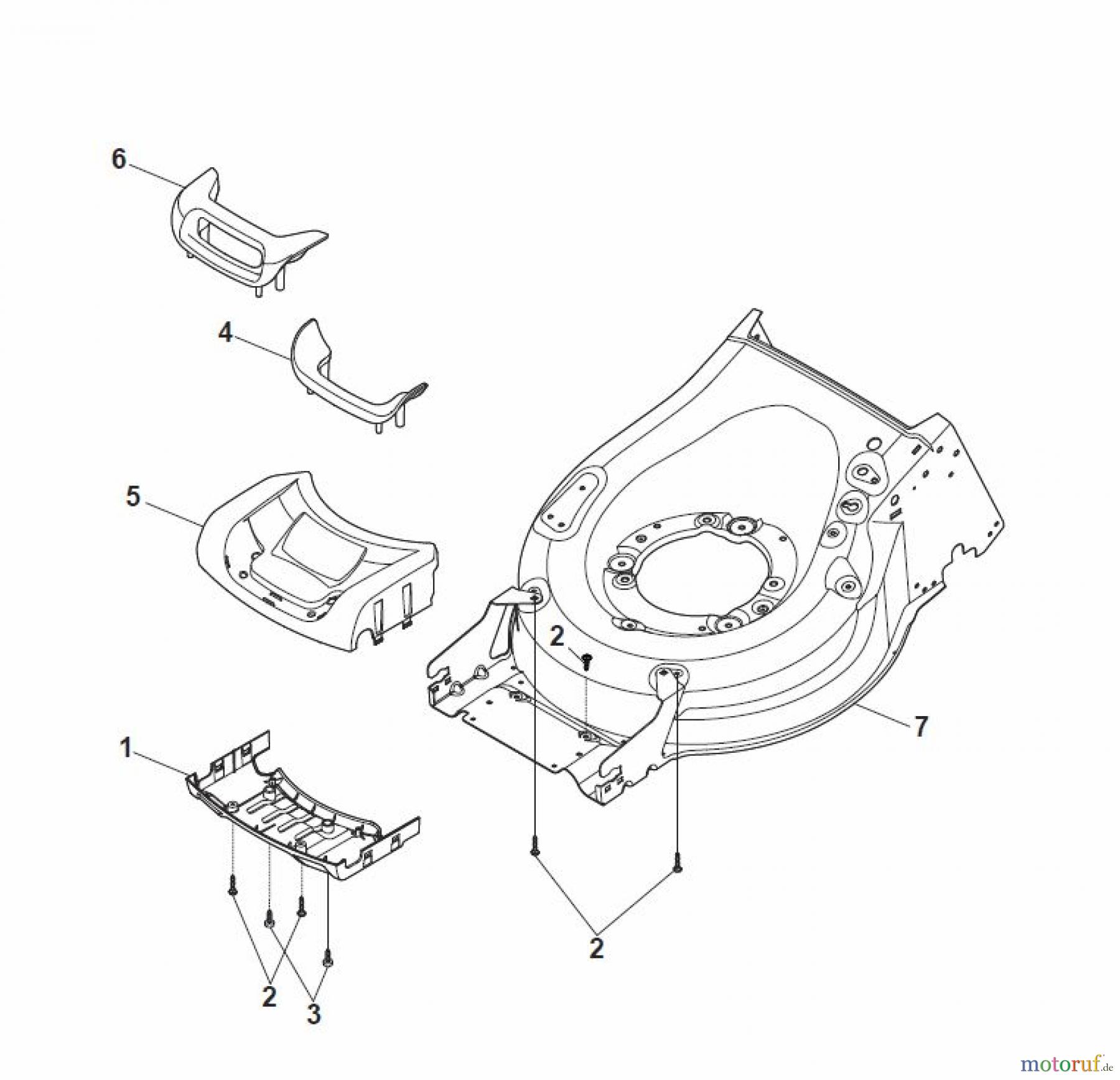 Global Garden Products GGP Rasenmäher Baujahr 2017 Benzin Mit Antrieb 2017 MP2 554 SE-R (Roller) Mask