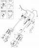 Global Garden Products GGP Baujahr 2017 Benzin Mit Antrieb 2017 MP2 554 SQ Ersatzteile Chassis/Handle, Upper Part