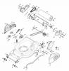 Global Garden Products GGP Baujahr 2017 Benzin Mit Antrieb 2017 MP2 554 SVE-R (Roller) Ersatzteile Deck And Height Adjusting