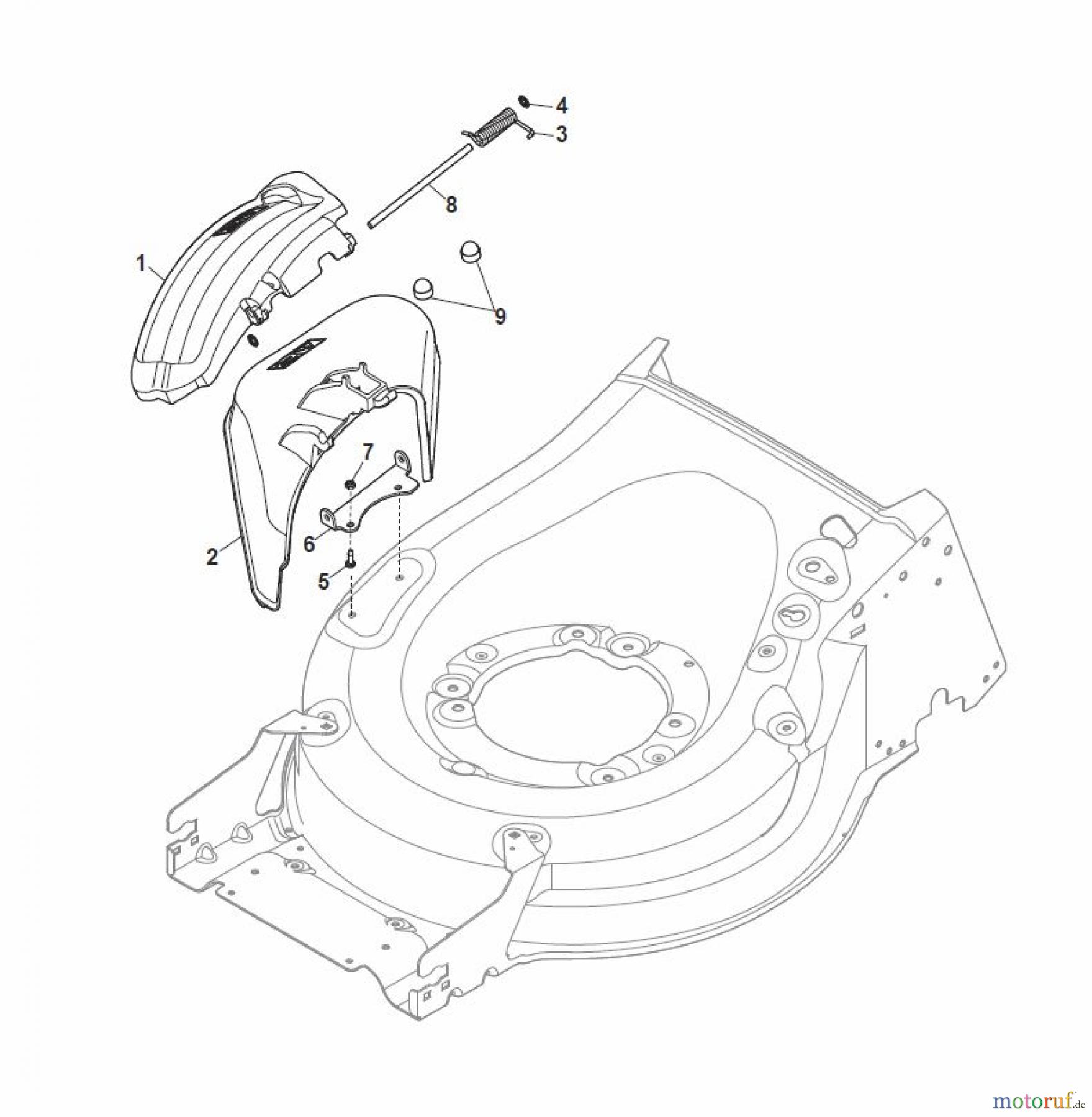Global Garden Products GGP Rasenmäher Baujahr 2017 Benzin Mit Antrieb 2017 MP2 554 SVE-R (Roller) Ejection-Guard