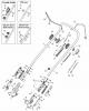 Global Garden Products GGP Baujahr 2017 Benzin Mit Antrieb 2017 MP2 554 SVQE Ersatzteile Chassis/Handle, Upper Part