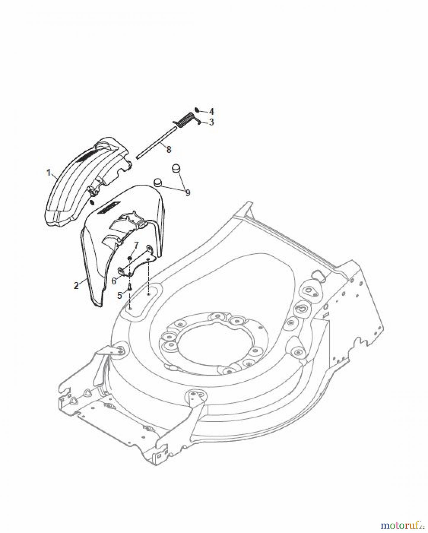 Global Garden Products GGP Rasenmäher Baujahr 2017 Benzin Mit Antrieb 2017 MP2 554 SV-R (Roller) Ejection-Guard