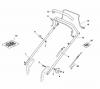 Global Garden Products GGP Baujahr 2017 Benzin Mit Antrieb 2017 NP 534 TR Ersatzteile Handle, Upper Part
