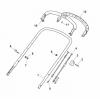 Global Garden Products GGP Baujahr 2017 Benzin Mit Antrieb 2017 NT 484 TR/E - 484 TRQ/E Ersatzteile Handle, Upper Part