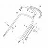 Global Garden Products GGP Baujahr 2017 Benzin Mit Antrieb 2017 NT 484 W TR - 484 W TRQ Ersatzteile Handle, Upper Part