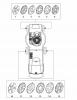 Global Garden Products GGP Baujahr 2017 Benzin Mit Antrieb 2017 NT 484 W TR - 484 W TRQ Ersatzteile Hub Caps