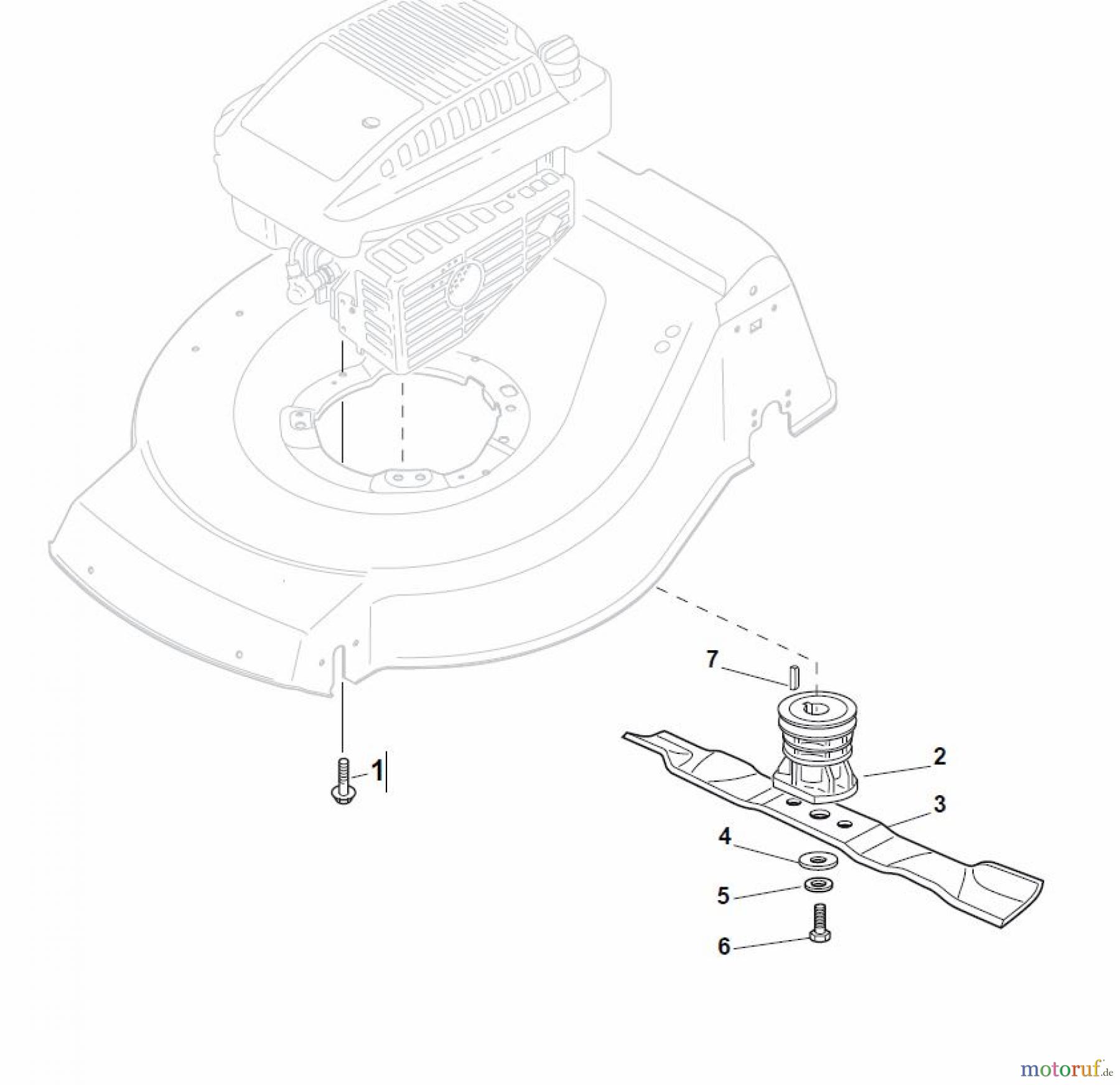 Global Garden Products GGP Rasenmäher Baujahr 2017 Benzin Mit Antrieb 2017 NT 484 W TR - 484 W TRQ Blade