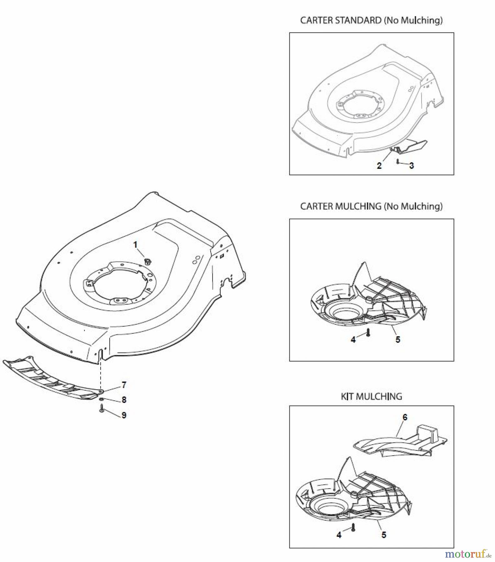 Global Garden Products GGP Rasenmäher Baujahr 2017 Benzin Mit Antrieb 2017 NT 484 W TR 4S - W TRQ 4S Protection, Belt