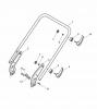 Global Garden Products GGP Baujahr 2017 Benzin Mit Antrieb 2017 NT 484 W TR/E - W TRQ/E Ersatzteile Handle, Lower Part - LUX