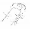 Global Garden Products GGP Baujahr 2017 Benzin Mit Antrieb 2017 NT 484 W TR/E - W TRQ/E Ersatzteile Handle, Upper Part