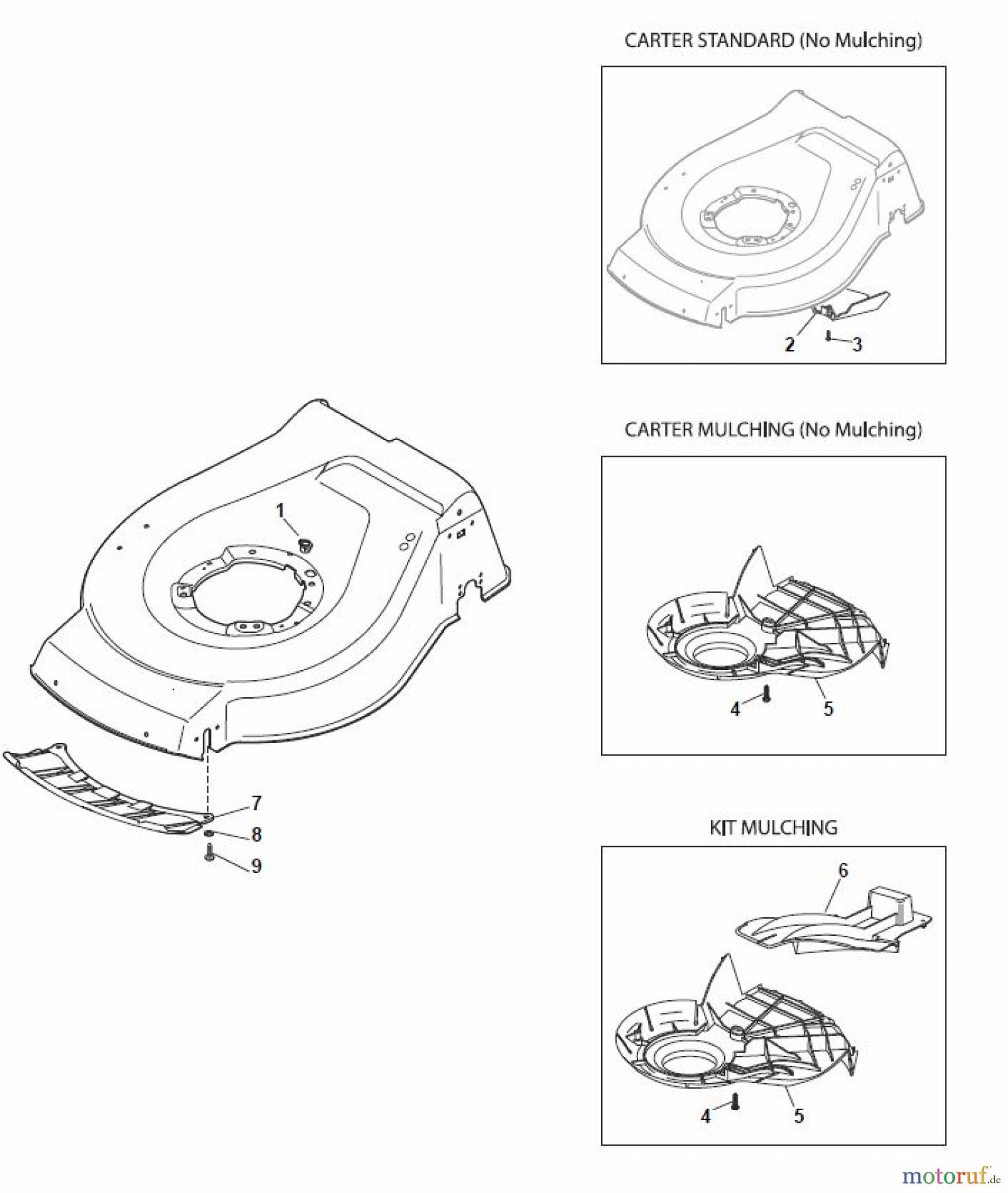 Global Garden Products GGP Rasenmäher Baujahr 2017 Benzin Mit Antrieb 2017 NT 484 W TR/E - W TRQ/E Protection, Belt
