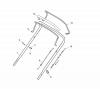Global Garden Products GGP Baujahr 2017 Benzin Mit Antrieb 2017 NT 484 W TR/E 4S - W TRQ/E 4S Ersatzteile Handle, Upper Part - ECO