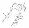 Global Garden Products GGP Baujahr 2017 Benzin Mit Antrieb 2017 NT 484 W TR/E 4S - W TRQ/E 4S Ersatzteile Handle, Upper Part