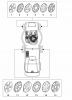 Global Garden Products GGP Baujahr 2017 Benzin Mit Antrieb 2017 NT 484 W TR/E 4S - W TRQ/E 4S Ersatzteile Hub Caps