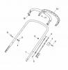 Global Garden Products GGP Baujahr 2017 Benzin Mit Antrieb 2017 NT 534 TR/E 4S - TRQ/E 4S Ersatzteile Handle, Upper Part