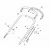 Global Garden Products GGP Baujahr 2017 Benzin Mit Antrieb 2017 NT 534 W TR - 534 W TRQ Ersatzteile Handle, Upper Part