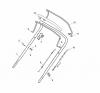 Global Garden Products GGP Baujahr 2017 Benzin Mit Antrieb 2017 NT 534 W TR 4S - W TRQ 4S Ersatzteile Handle, Upper Part - LUX