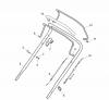 Global Garden Products GGP Baujahr 2017 Benzin Mit Antrieb 2017 NTL 484 TR - 484 TRQ Ersatzteile Handle, Upper Part - LUX