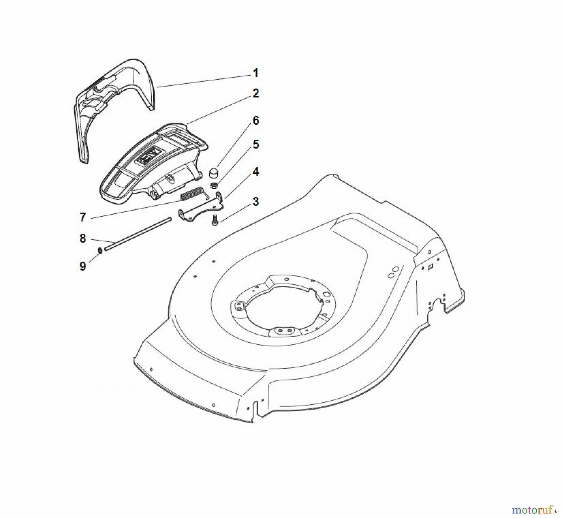Global Garden Products GGP Rasenmäher Baujahr 2017 Benzin Mit Antrieb 2017 NTL 484 TR/E 4S - TRQ/E 4S Ejection-Guard