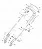 Global Garden Products GGP Baujahr 2017 Benzin Mit Antrieb 2017 NTL 484 TR/E-R (Roller) Ersatzteile Handle, Upper Part