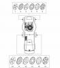 Global Garden Products GGP Baujahr 2017 Benzin Mit Antrieb 2017 NTL 484 W TR 4S - W TRQ 4S Ersatzteile Hub Caps