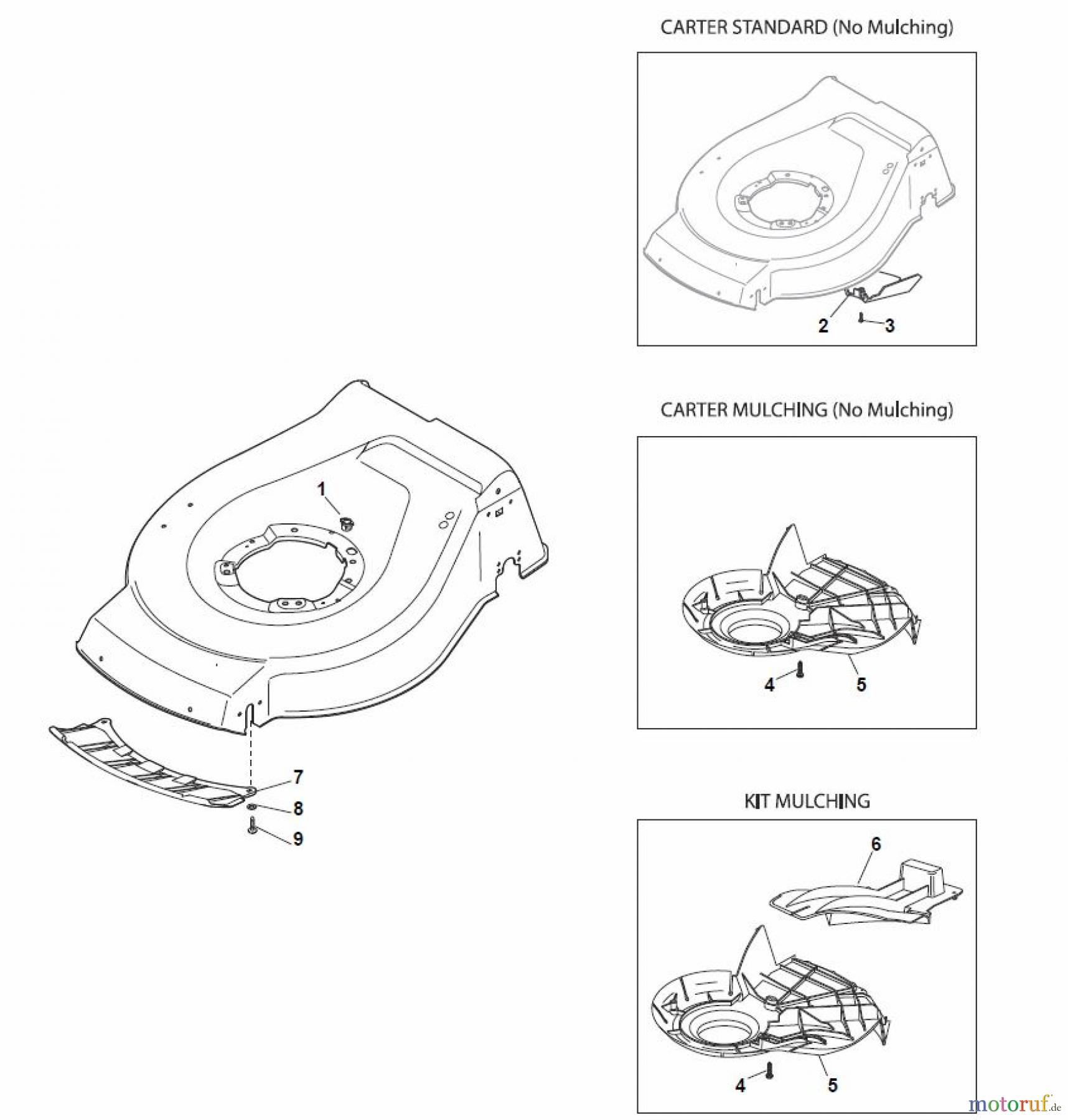 Global Garden Products GGP Rasenmäher Baujahr 2017 Benzin Mit Antrieb 2017 NTL 484 W TR 4S - W TRQ 4S Protection, Belt