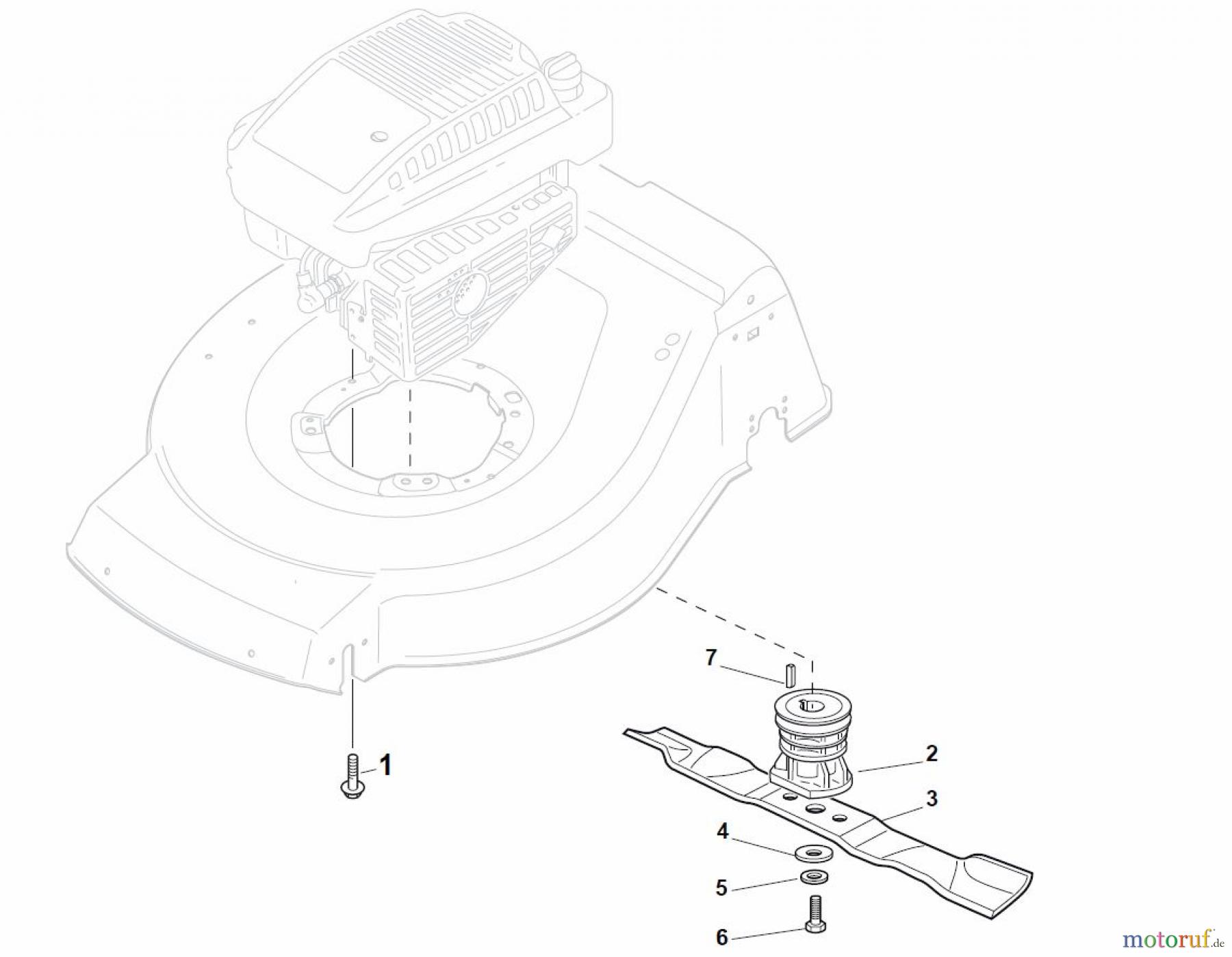 Global Garden Products GGP Rasenmäher Baujahr 2017 Benzin Mit Antrieb 2017 NTL 484 W TR 4S - W TRQ 4S Blade
