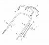 Global Garden Products GGP Baujahr 2017 Benzin Mit Antrieb 2017 NTL 484 W TR/E - W TRQ/E 4S Ersatzteile Handle, Upper Part