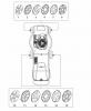 Global Garden Products GGP Baujahr 2017 Benzin Mit Antrieb 2017 NTL 484 W TR/E 4S - W TRQ/E 4S Ersatzteile Hub Caps