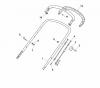 Global Garden Products GGP Baujahr 2017 Benzin Mit Antrieb 2017 NTL 534 TR/E - 534 TRQ/E Ersatzteile Handle, Upper Part