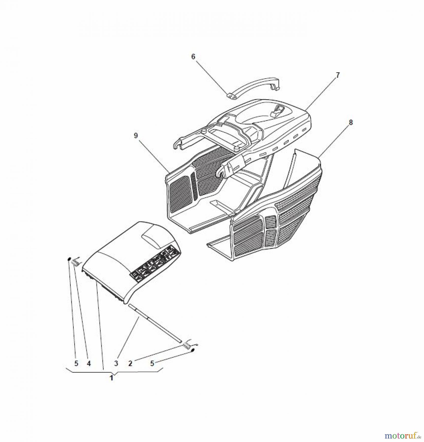 Global Garden Products GGP Rasenmäher Baujahr 2017 Benzin Mit Antrieb 2017 NTL 534 TR/E - 534 TRQ/E DELTA Grass-Catcher