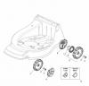 Global Garden Products GGP Baujahr 2017 Benzin Mit Antrieb 2017 PAN 504 TR/E Ersatzteile Wheel and Hub Cap