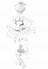 Global Garden Products GGP Baujahr 2017 Benzin Mit Antrieb 2017 PAN 504 TR/E Ersatzteile Blade and Hub with BBC